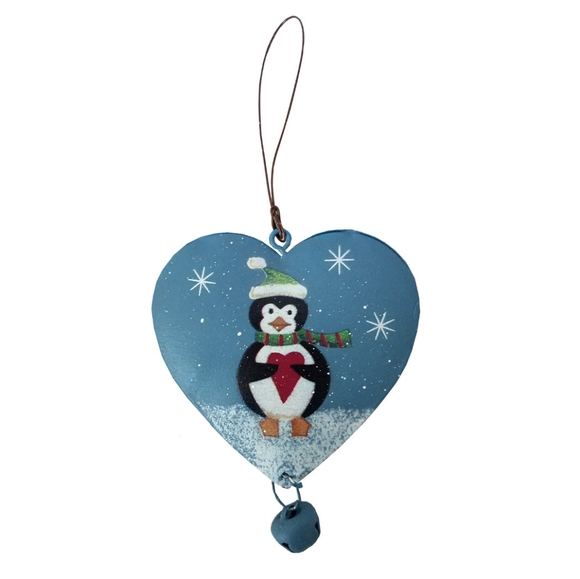 Other - Penguin Heart Rustic Christmas Ornament Other - Penguin Heart Rustic Christmas Ornament